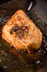 Chicken fillet. Delicious dish with spices.