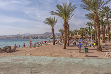 Eilat. On the beautiful Red Sea in Israel. 