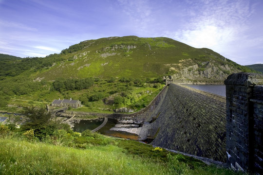 Reservoir Elan Valley Wales