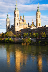 Cathedral of Our Lady of the Pillar and Ebro river