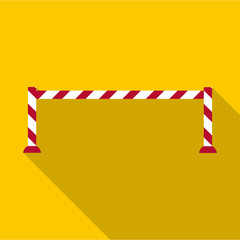 Barrier icon. Flat illustration of barrier vector icon for web design