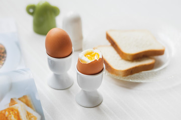 boiled eggs for breakfast
