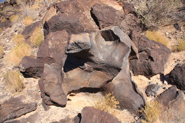 rocks at petroglyph national monument