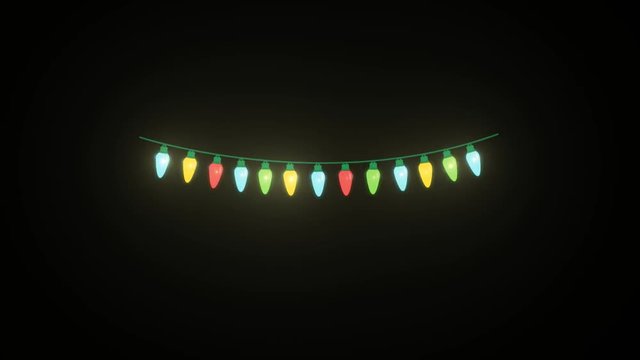 Chain of Lights in Alpha Channel
