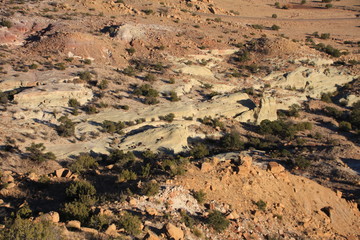 Desert landscape near Acoma