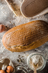 Sourdough bread cumin