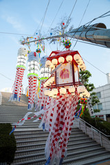 Aichi, JAPAN - August 6, 2016: Traditional japanese paper decora