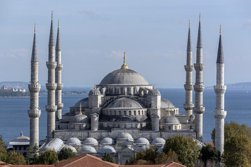 Fototapeta na wymiar sultanahmet mosque