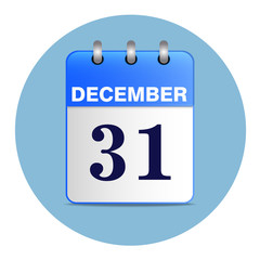 New-year vector in blue tones