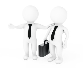 Work with Us Concept. 3d Manager Employ the Skill. 3d Rendering