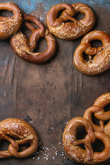 Beer snack pretzels