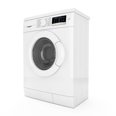 Modern Washing Machine. 3d Rendering
