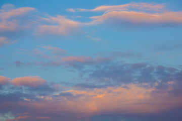 sunset sky background