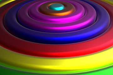 Colorful circles background
