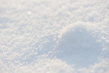 Obraz premium Winter christmas background with shiny snow