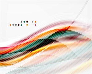 Vector shiny wave abstract background