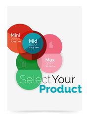 Circle abstract background