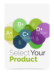 Circle abstract background