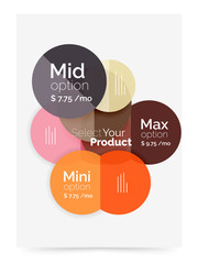 Circle abstract background
