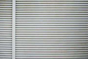 Fototapeta premium Corrugated metal sheet,Slide door ,Roller shutter texture