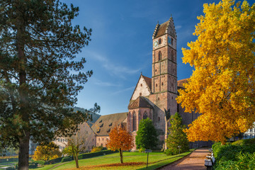 Fototapeta na wymiar Kloster Alpisbach im Herbst