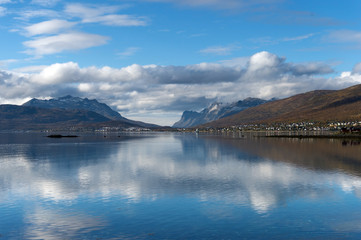 Coast of the Norwegian Sea.Tromso