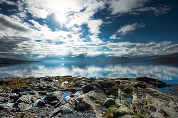 Coast of the Norwegian Sea.Tromso