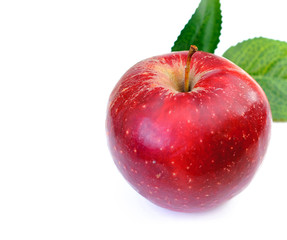 Red apple isolated