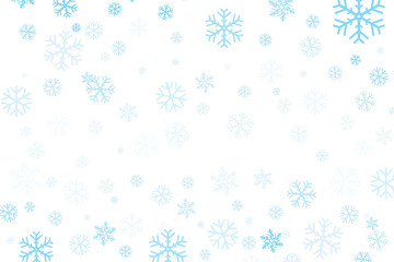 Vector of Christmas snowflakes for winter season.