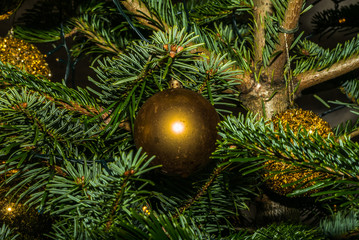 Glass baubles on a Christmas tree - 4