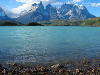 Mountain the horns of the Paine.