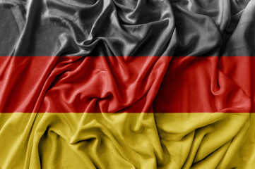 Ruffled waving Germany flag