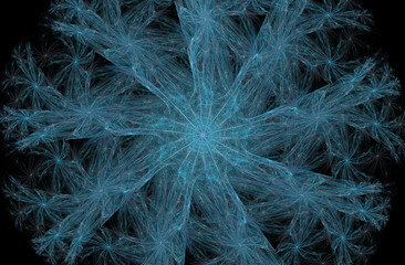 abstract symmetrical fractal