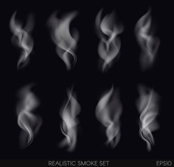 Realistic smoke set