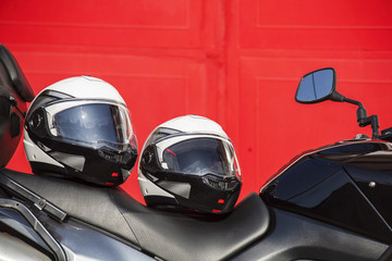 helmets and motorcycle