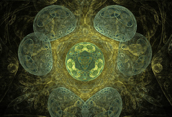 abstract symmetrical fractal