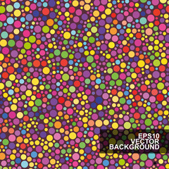 Colorful Dotted Abstract Background