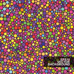 Colorful Dotted Abstract Background