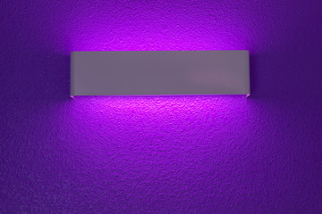 Wall lamp with light shade