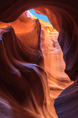 Color and textures. Antelope Canyon. Page. Arizona