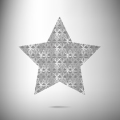 Obraz premium Abstract dotted star
