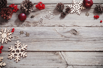 Christmas background with fir branch