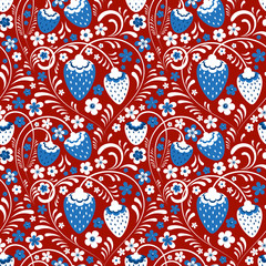 Strawberry fields in Russian Folk Style