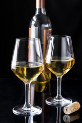 White Wine and the Bottle