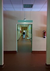 Corridoio attesa ospedale