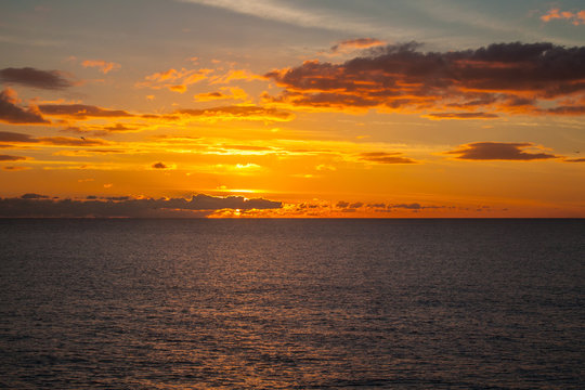 Blackpool Sea Sunset