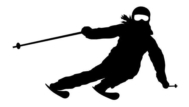Skifahrern Ski Frau