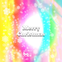Abstract background snowflakes Merry Christmas