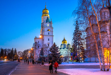In the Moscow Kremlin on Christmas