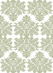 Vintage baroque ornament. Retro pattern antique style. Luxury old fashioned damask. Royal Victorian texture for wallpapers, textile, wrapping. Exquisite floral decor
